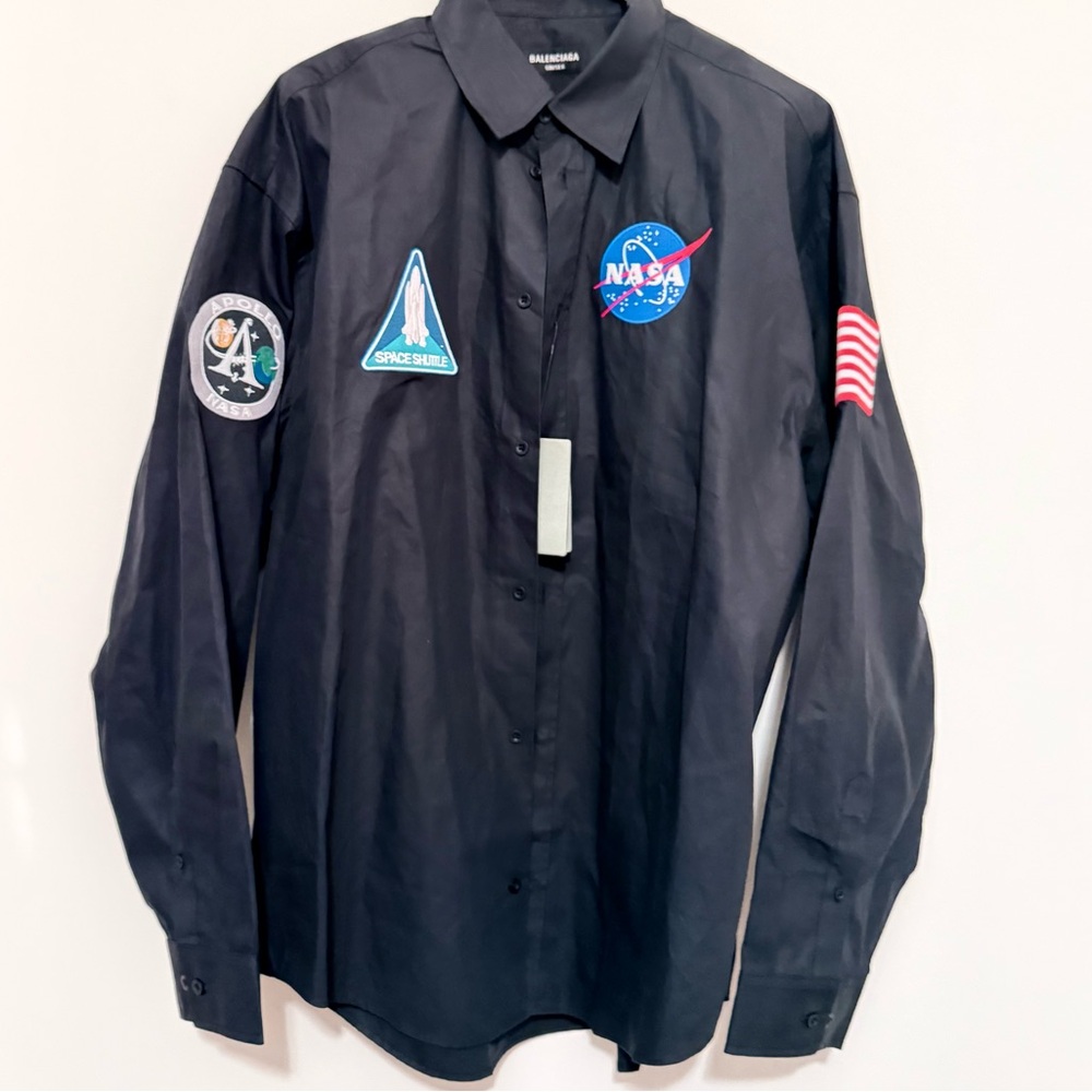 BALENCIAGA  21AW NASA Button Up Shirt